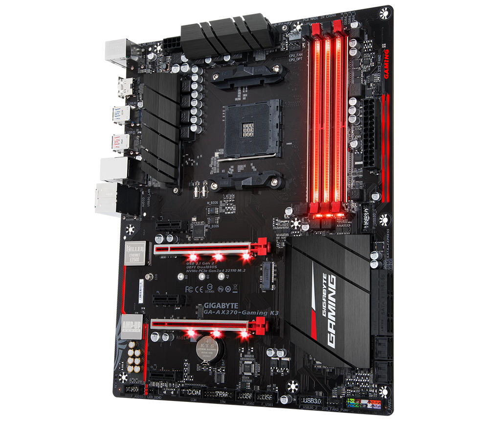Gigabyte GA-AX370-Gaming K3 - Motherboard Specifications On